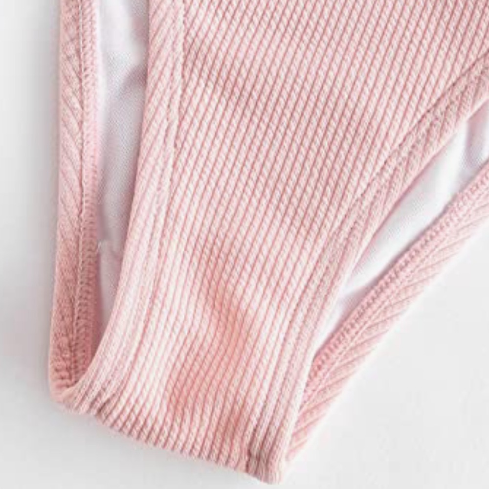 Women's Ribbed Square Neck Bikini Set - Picture 7 of 7